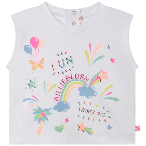 BILLIEBLUSH T-shirt à manches courtes FILLE 12M Blanc