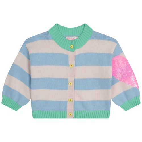 BILLIEBLUSH Cardigan en tricot FILLE 9M Rose