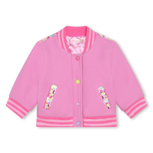 BILLIEBLUSH Blouson pressions multicolores FILLE 12M Rose