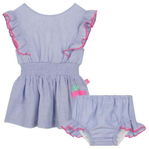 BILLIEBLUSH Ensemble robe + culotte FILLE 9M Bleu