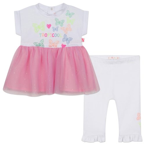 BILLIEBLUSH Ensemble robe et legging FILLE 9M Rose