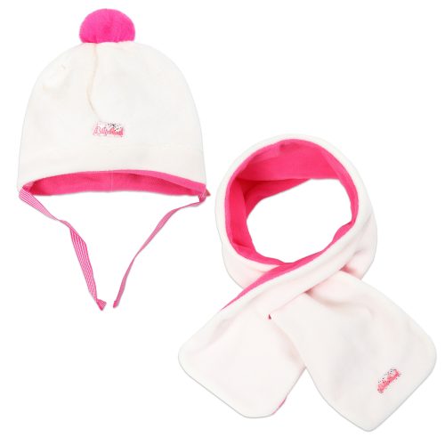BILLIEBLUSH Bonnet et écharpe avec badge FILLE T1 Beige