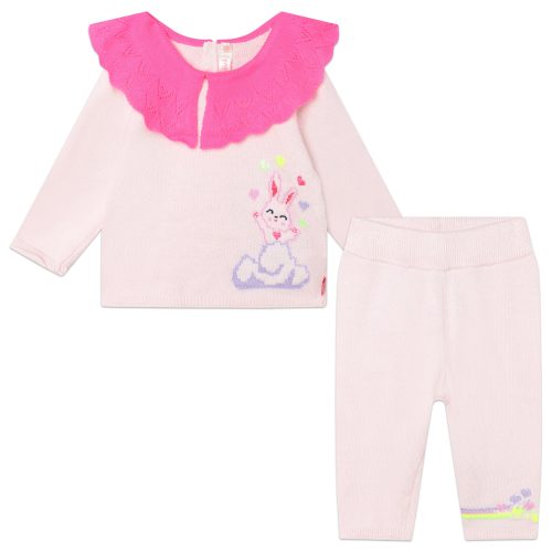 BILLIEBLUSH Ensemble en tricot ornée de sequins FILLE 12M Rose