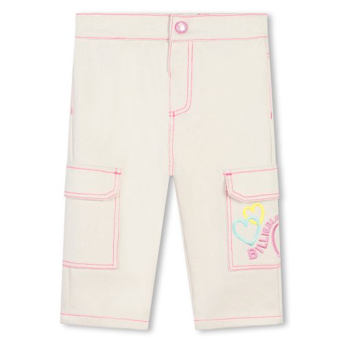 BILLIEBLUSH Pantalon brodé FILLE 18M Beige