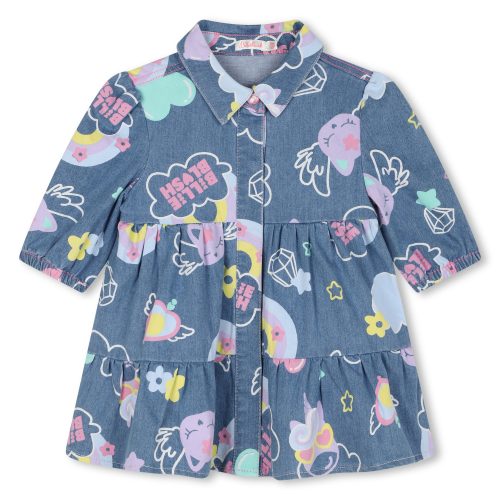 BILLIEBLUSH Robe en denim léger FILLE 18M Bleu