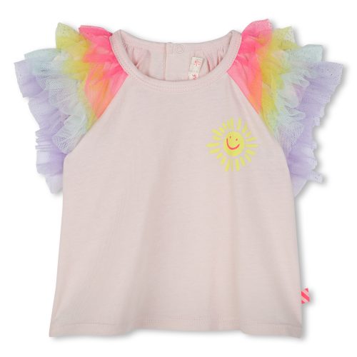 BILLIEBLUSH T-shirt manches courtes coton FILLE 3A Rose