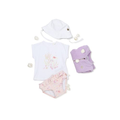 CARREMENT BEAU Chapeau en broderie anglaise FILLE 48 Blanc