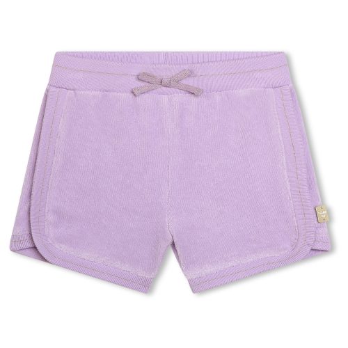 CARREMENT BEAU Short uni en éponge FILLE 12M Violet