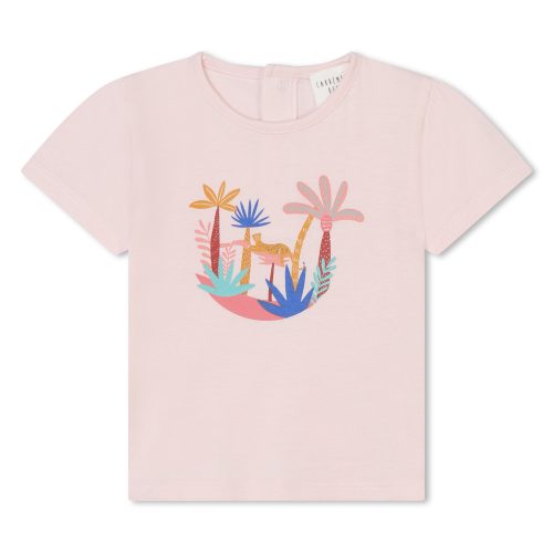 CARREMENT BEAU T-shirt avec imprimé placé FILLE 18M Rose