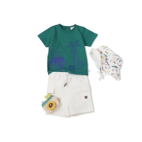 CARREMENT BEAU Chapeau imprimé savane GARCON 48 Jaune