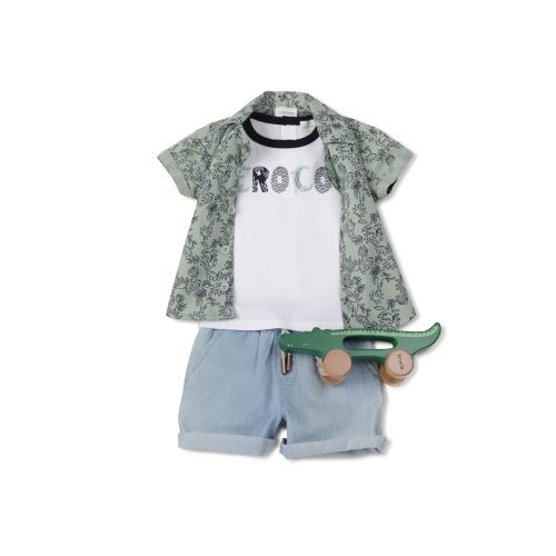 CARREMENT BEAU T-shirt manches courtes GARCON 18M Blanc