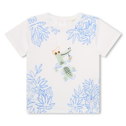 CARREMENT BEAU T-shirt imprimé GARCON 9M Blanc