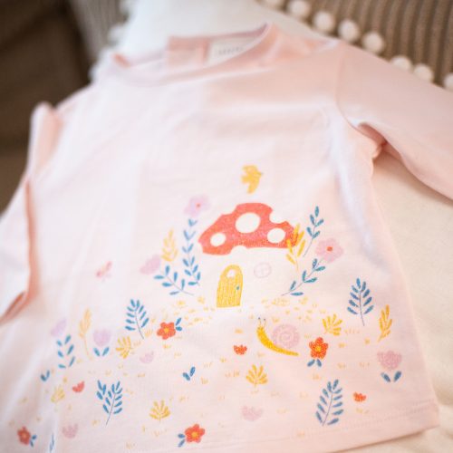CARREMENT BEAU T-shirt à manches longues FILLE 18M Rose