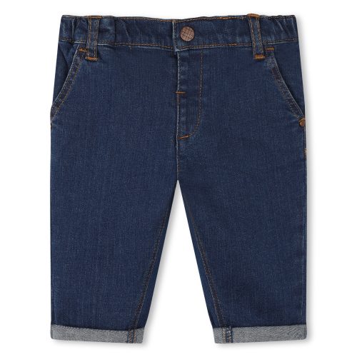 CARREMENT BEAU Jean ajusté poches italiennes GARCON 18M Bleu