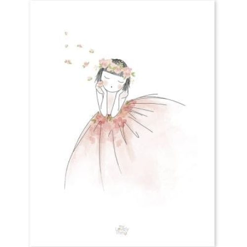 affiche-fille-reveuse-my-lovely-thing-30-x-40-cm