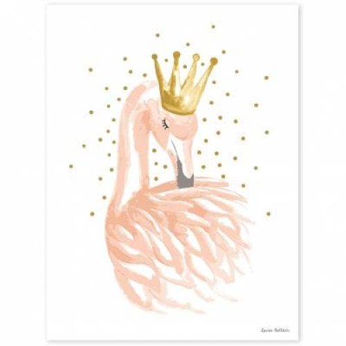affiche-flamant-rose-flamingo-by-lucie-bellion-30-x-40-cm