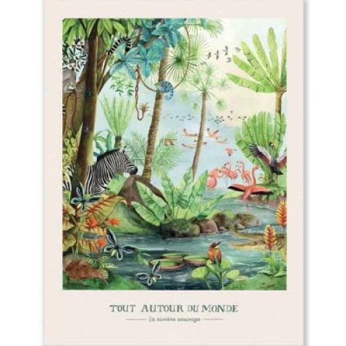 affiche-la-riviere-sauvage-tout-autour-du-monde-30-x-40-cm