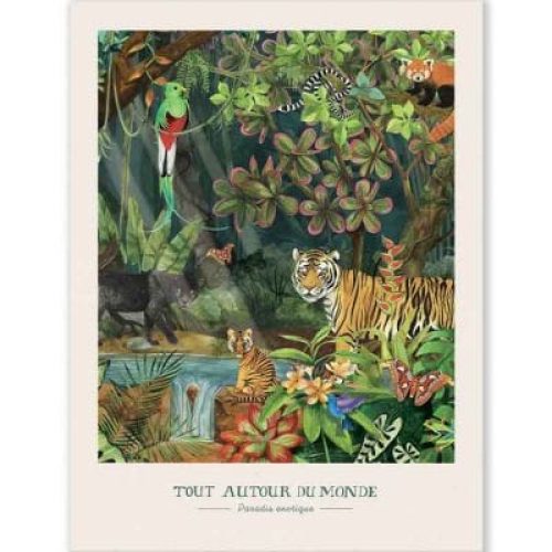 affiche-paradis-exotique-tout-autour-du-monde-30-x-40-cm