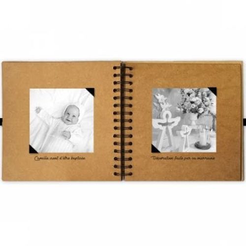 album-photo-bapteme-personnalisable-kraft-et-or-20-x-20-cm