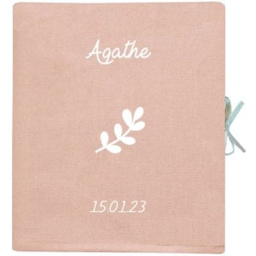 album-photo-bebe-rose-poudre-personnalisable