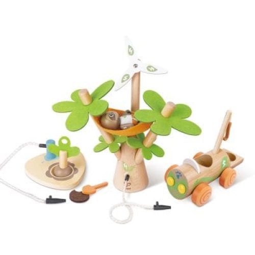 arbre-eolienne-et-voiture-electrique