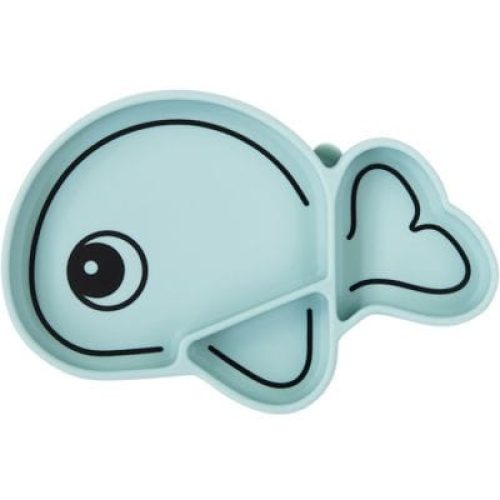 assiette-antiderapante-silicone-wally-bleu