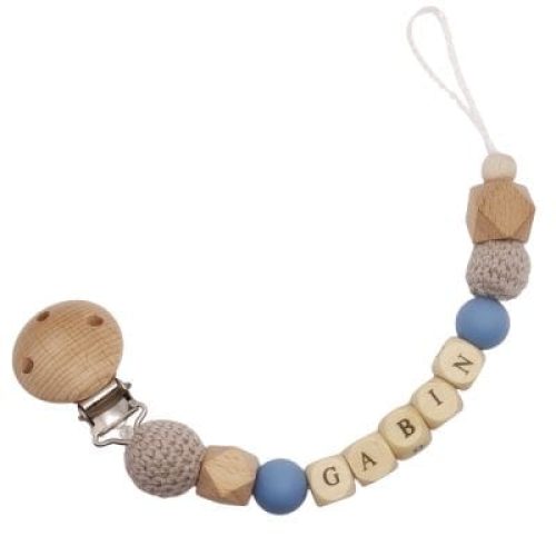 attache-sucette-en-bois-gris-et-bleuet-personnalisable
