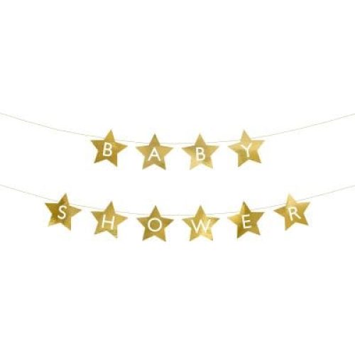 banniere-baby-shower-or-290-x-16-5-cm