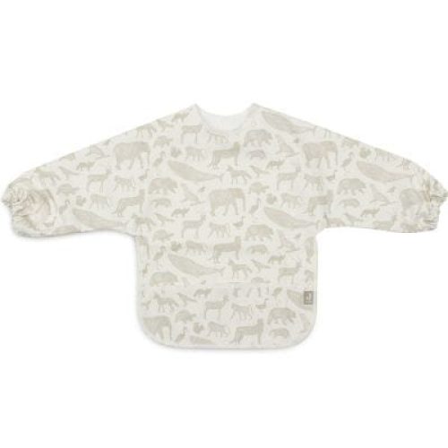 bavoir-a-manches-impermeable-animals-olive-green