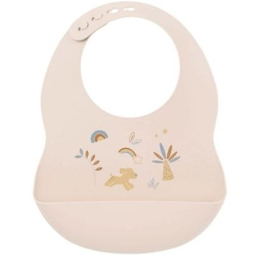 bavoir-en-silicone-imprime-beige-jaune