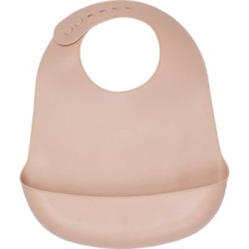 bavoir-en-silicone-rose