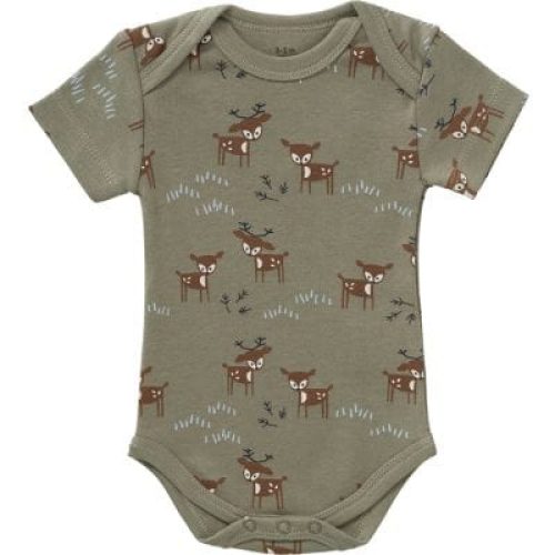 body-manches-courtes-en-coton-bio-deer-olive-naissance-50-cm