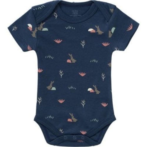 body-manches-courtes-en-coton-bio-rabbit-mood-indigo-6-12-mois-67-a-74-cm