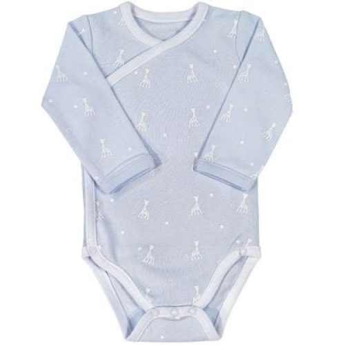 body-manches-longues-bleu-sophie-la-girafe-1-mois