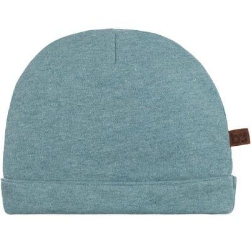 bonnet-en-coton-bio-melange-stonegreen-0-3-mois