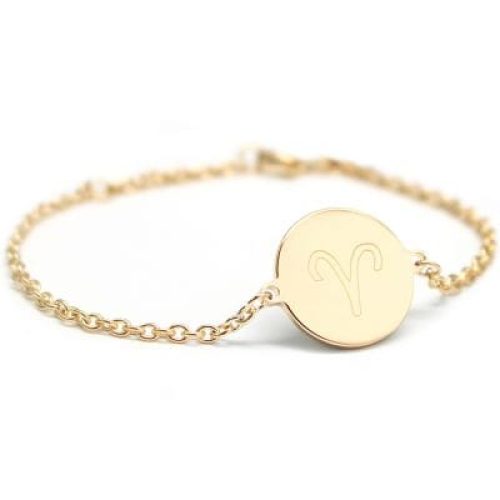 bracelet-chaine-medaille-belier-personnalisable-plaque-or