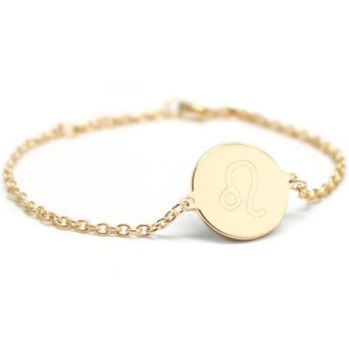 bracelet-chaine-medaille-lion-personnalisable-plaque-or