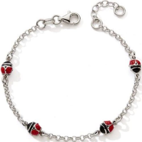bracelet-coccinelle-argent