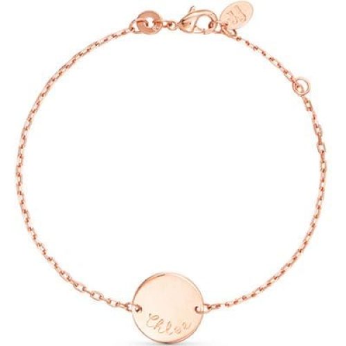 bracelet-pastille-sur-chaine-personnalisable-plaque-or-rose