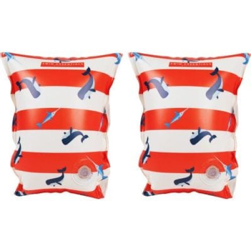 brassards-de-natation-baleine-rouge-blanc-0-2-ans