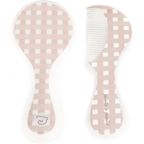 brosse-et-peigne-carres-vichy-rose