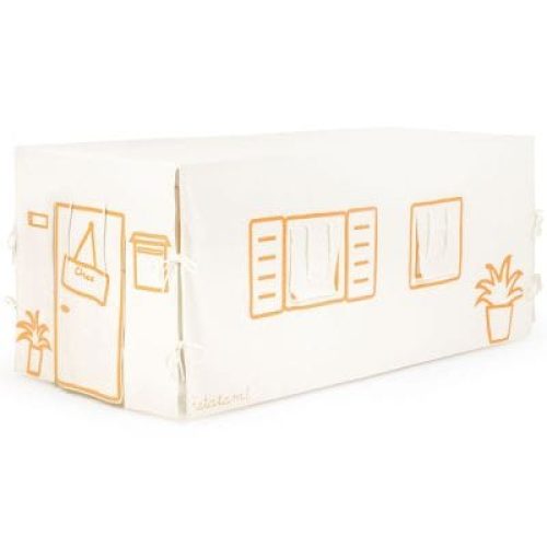 cabane-de-table-maison-orange-et-beige-90-x-200-cm