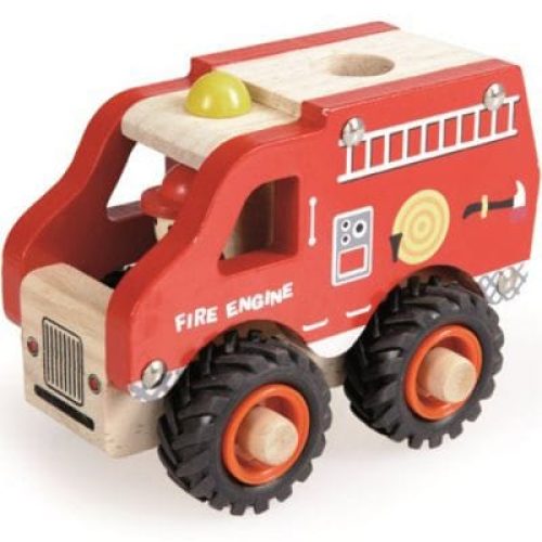 camion-de-pompiers-en-bois