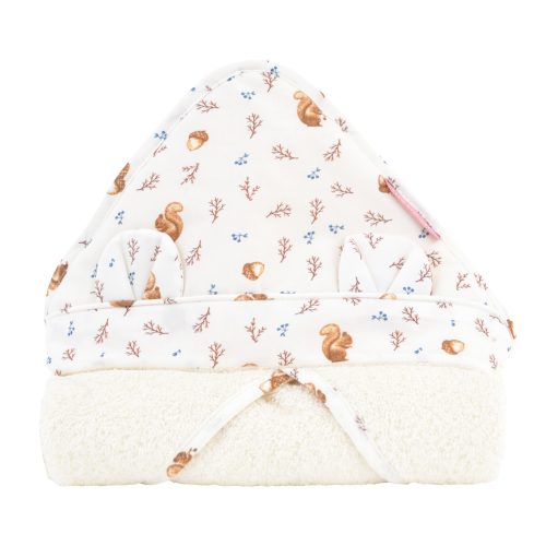 Cape de bain bébé écureuil Noisette