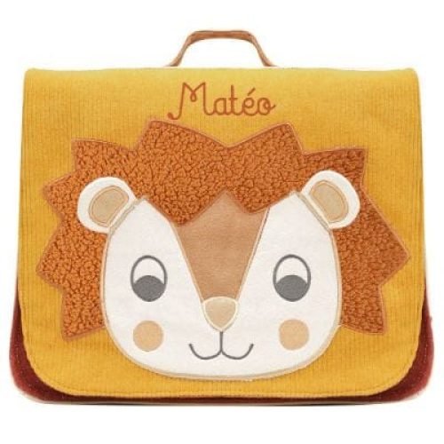 cartable-a4-maternelle-lion-personnalisable