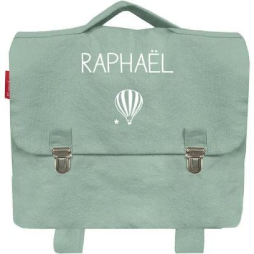 cartable-a4-maternelle-vert-amande-personnalisable