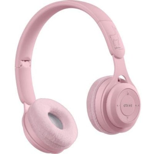 casque-enfant-sans-fil-rose-pastel