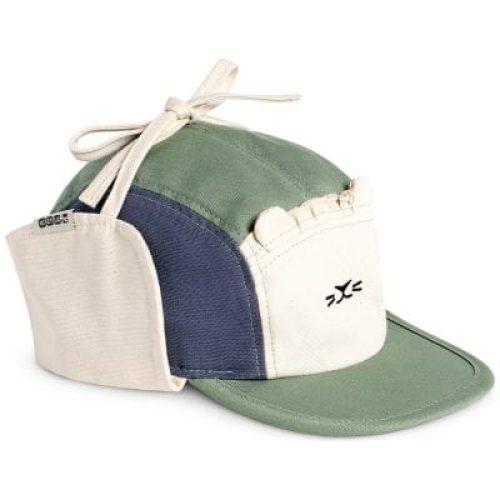 casquette-anti-uv-camper-lion-vert-et-bleu-marine-0-2-ans