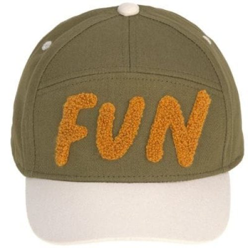 casquette-fun-sable-et-olive-2-6-ans