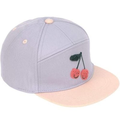 casquette-visiere-plate-cerise-lilas-peche-2-6-ans